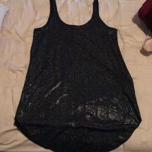 Brand new with tags black sparkly dressy tank top